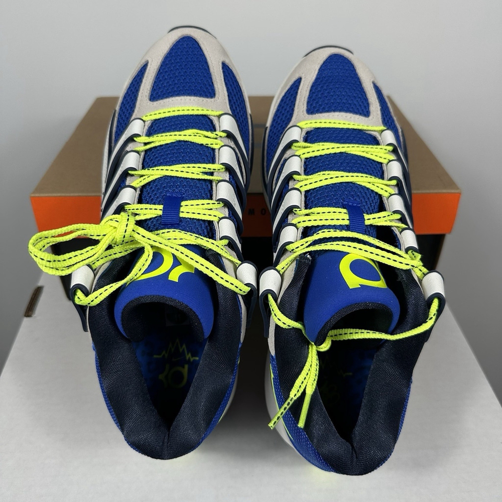 Nike KD 18 Smart City Basketball Sneaker Royal Blue Yellow Mens 11 Women’s 12.5 - Picture 4 of 10